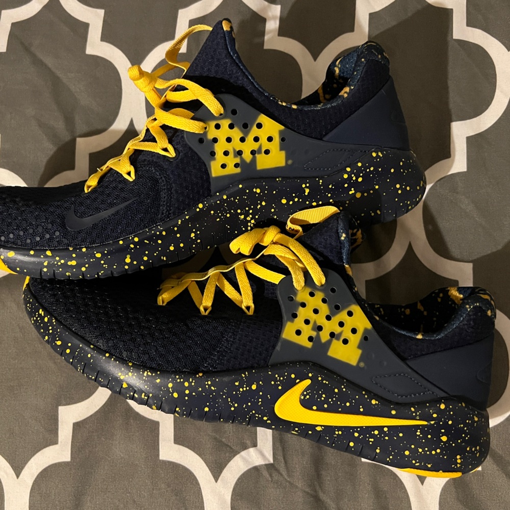 Nike mens Metcon Michigan sneakers